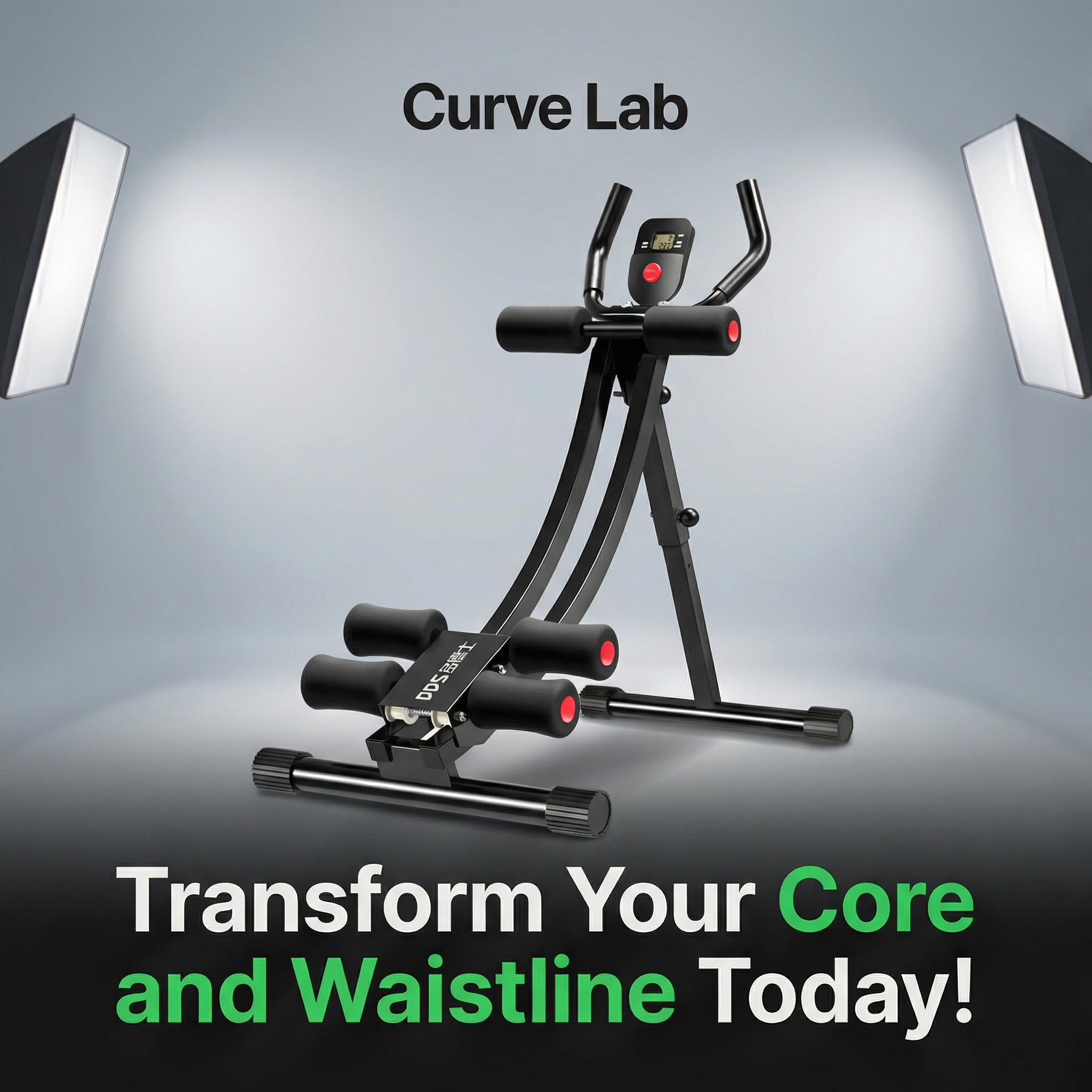 Foldable Abdominal Waist Trainer Machine