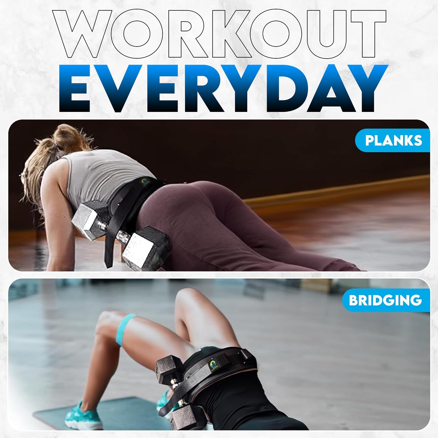 Glute Master Hip Thrust Belt with Resistance Bands