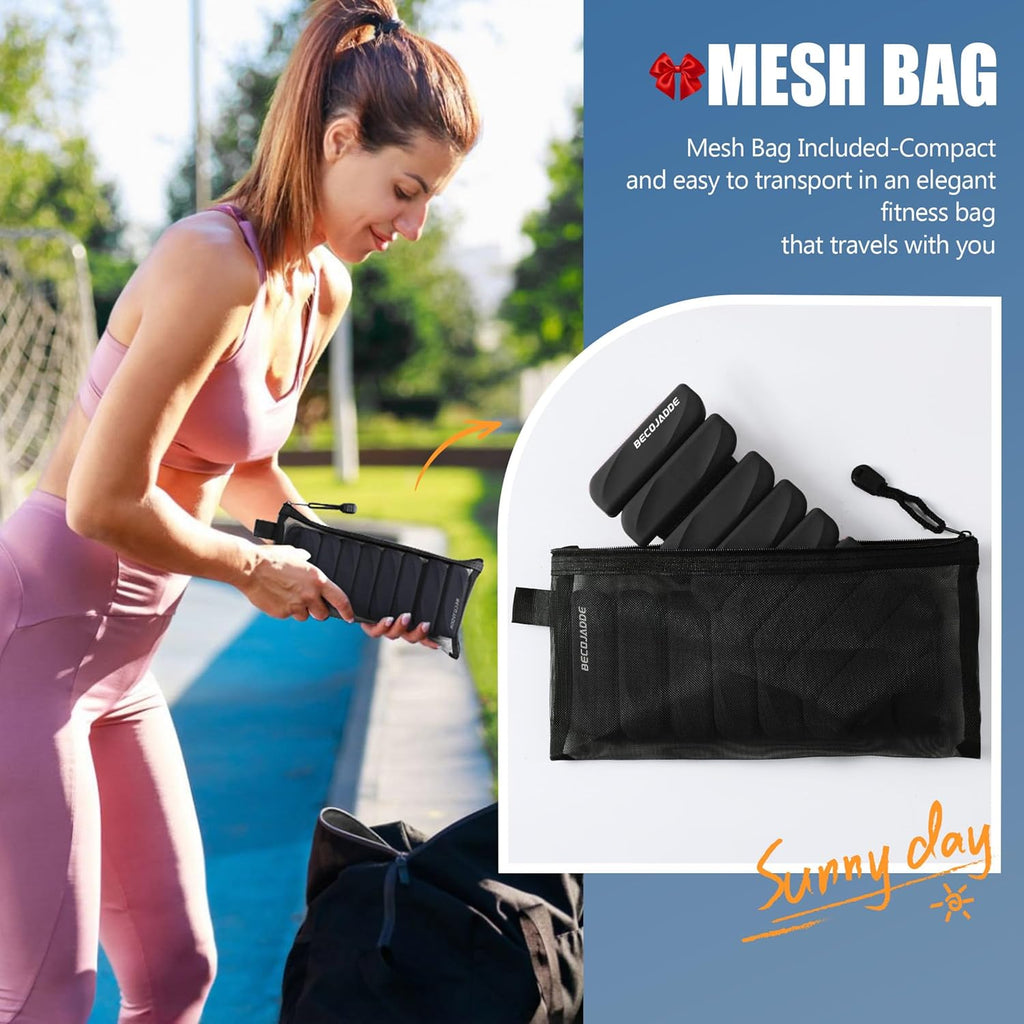 Adjustable Ankle Weights Set