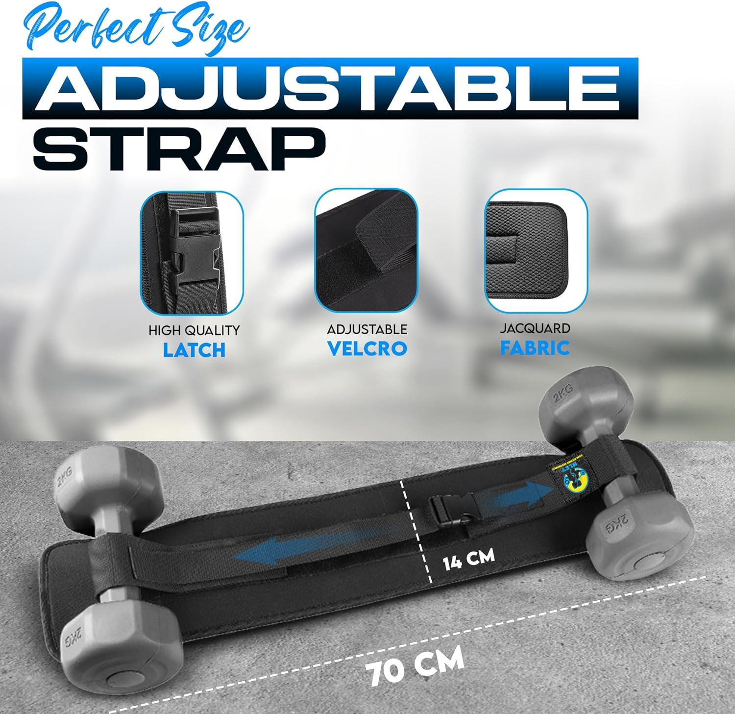 Glute Master Hip Thrust Belt with Resistance Bands