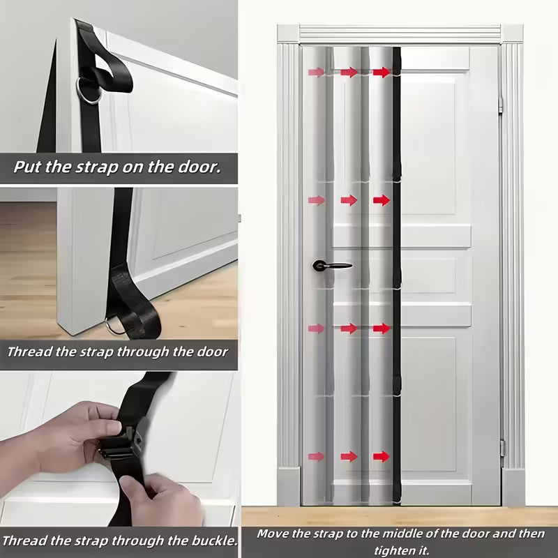 Portable Door Strap Multi-Point Anchor Fitness Gear